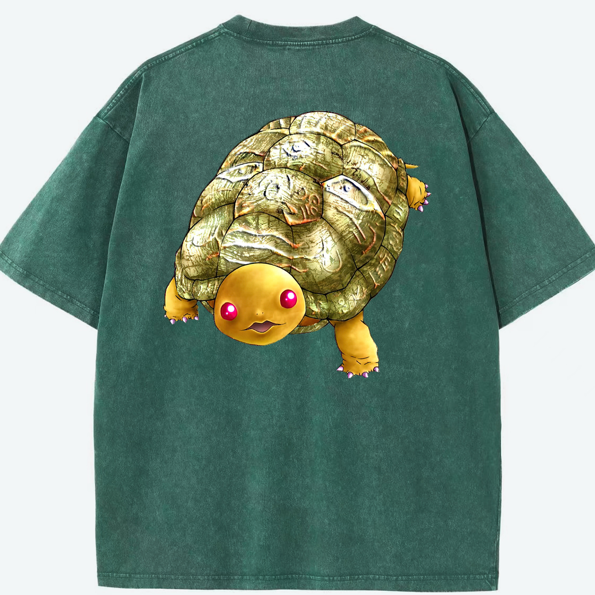 （画像用） 遊☆戯☆王 Yu-Gi-Oh! 綿100% ヴィンテージ風 半袖Tシャツ（背面プリント）